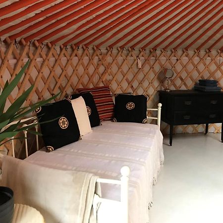 מלון אמנפורד Gilfach Gower Farm Luxury Yurt With Hot Tub מראה חיצוני תמונה